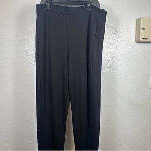 Elegant Black Women's Straight Leg Pants